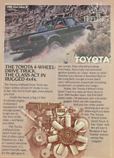 1982 Toyota 4x4 Truck vintage print ad - Oh What A Feeling picture
