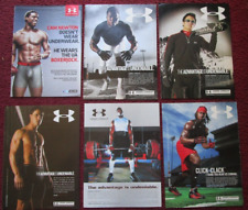 Lot of 12 Diff UNDER ARMOUR Performance Apparel Print Ads ~ Clothes for Athletes picture