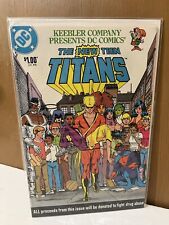 New Teen Titans 🔥1983 KEEBLER Presents VARIANT🔥Drug Awareness🔥Copper🔥VF+ picture