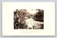 RPPC Bradford Maine Rambling Brook Postcard 1913 picture