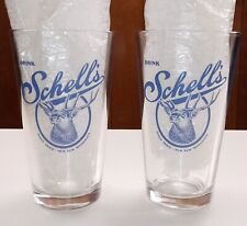 2 Schells Brewing Beer Glasses 16 Oz Pint Glass New Ulm MN D picture