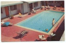 Desert Hot Springs CA Broadview Lodge Pool Vintage Postcard California picture