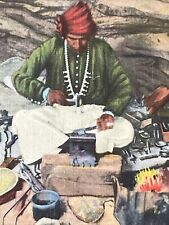 NAVAJO NATIVE AMERICAN INDIAN SILVERSMITH Da Pah Hogan GALLAP New Mexico NM WORK picture