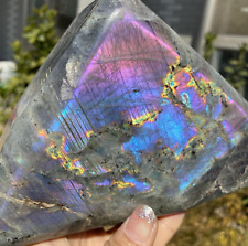 4.4lb Natural Rare Nice Flash Labradorite Freeform Mineral Crystal Healing picture