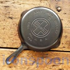Vintage GRISWOLD Cast Iron SKILLET Frying Pan # 5 LARGE BLOCK LOGO - Ironspoon picture
