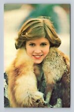 Carrie Fisher, Portrait, People, Antique, Vintage Souvenir Postcard picture