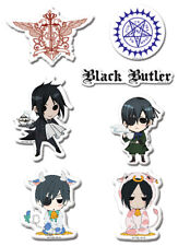 **Legit** Black Butler SD Sebastian Ciel Logo Authentic Puffy Sticker Set #55470 picture