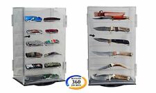 Folding Knife Led Rotating Case Acrylic Showcase Tower Display and Storage Cabin picture