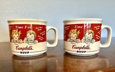 Vintage Campbell's Soup Coffee Cup/Mug Houston Harvest 1998- 2 Pcs picture
