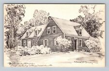 Old Sturbridge Village MA-Massachusetts, Mashapaug House Vintage Postcard picture