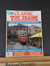 Classic Toy Trains 1990 August Easy rock formations Lionel 6464 boxcars picture