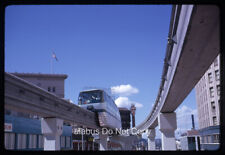 Orig 1962 SLIDE Alweg Monorail Heading into Station for Seattle World's Fair WA picture