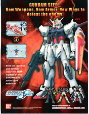 2004 Action Figures Toy PRINT AD ART - Bandai MOBIL SUIT GUNDAM SEED New Armor picture