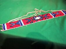 Northern Plains Pony Bead Hat Band - Vintage & Rare picture