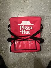 Pizza Hut Hot From The Hut Insulated Red Delivery Carry Bag Holds 6 Large Pizzas picture