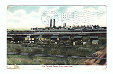 Iola Portland Cement Plant, Iola Kansas 1907 Vintage Postcard picture