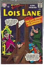 SUPERMAN'S GIRLFRIEND LOIS LANE #67 DC COMICS 1966 7.0 FN/VF CGC IT picture
