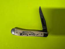 Schrade USA Scrimshaw SC503  Fish Folding Knife - Liner Lock picture