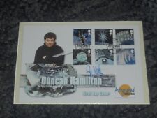 DUNCAN HAMILTON - FDC- AUTOGRAPHED EDITIONS- 5x7 SIGNED- ICE SCULPTOR picture