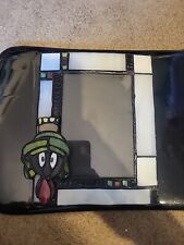 Vtg Rare 90s MARVIN THE MARTIAN Loony Tunes Stained Glass Picture Frame picture