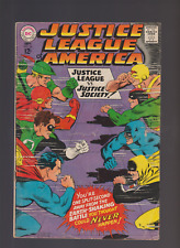 Justice League of America #56 (1967) CLASSIC VS JUSTICE SOCIETY COVER picture