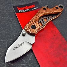 Kershaw Copper Cinder Bottle Opener Keychain Folding Blade EDC Pocket Knife NEW picture