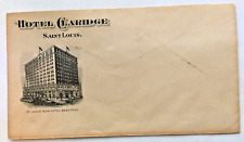 Antique Envelope Letterhead Hotel Claridge Saint Louis Missouri picture