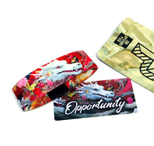 ZOX **OPPORTUNITY** Silver Strap Small Wristband w/Card WHITE DRAGON picture