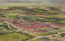 Postcard Pennsylvania Army's Valley Forge General Hospital Phoenixville PA Linen picture