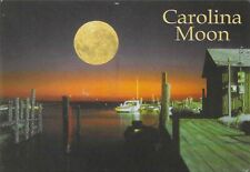 Carolina Chrome Postcard Moon Rising Over Coast Glitter Highlights picture