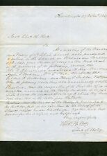 1847 LETTER NICHOLAS B POST HUNTINGTON TO REV CHARLES H HALL RESIGNATION ACCEPT picture