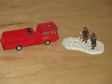 Hawthorne Village Landmark Sculptures Miniatures #90052 Firefighters With Dog picture
