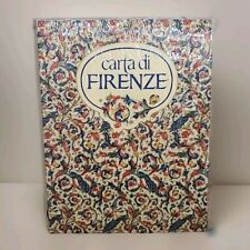 VINTAGE PACK CARTA DI FIRENZE FIORENTINA STATIONARY Sealed Made With GOLD Floral picture