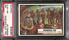 1962 Topps Civil War News #39 General Robert E Lee PSA 8 NM-MT 7239 picture