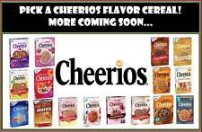 🚨New Limited Edition Pick CHEERIOS Cereal Wheat Oats Honey Flavor Box picture