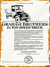 1921 Graham Brothers Speed Trucks New Metal Sign: - Evansville, Indiana picture