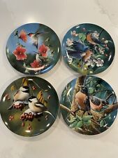 Lot of 4 - Kevin Daniel Birds of Your Garden Collection Plates picture