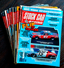 Stock Car Racing magazine, 1979, 11 of 12 monthly issues, missing May picture