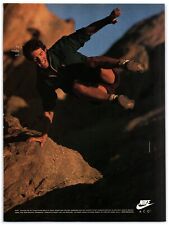 1992 Nike ACG Print Ad, Mountain Hopping Climbing Air Mowabb Outdoor Shoes  picture
