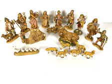 vintage fontanini depose italy nativity set 20 Pieces From 1980s picture