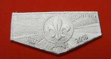 RARE World Scouting Crest Flap  -   GHOST ISSUE   -  1907  2018 picture