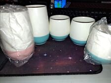 Vintage Retro Bopp-Decker Vacron - Mixed lot - Insulated Turq & Pink/White Cups picture