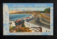 1941 Bathing Beach and Ramp to Coast Highway Old Car Santa Monica CA Los Angeles picture