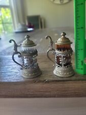 Set Of Miniature Antique German Beer Steins. picture