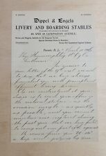 1906 Antique Document, Dippel & Engels Passaic, N. J., Signed picture