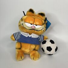 Vintage Dakin 1981 Garfield United Feature Syndicate Soccer Player Plush 9