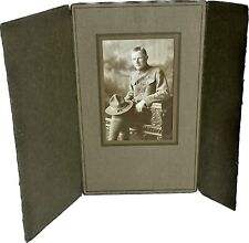 Vintage WW1 Era US Army Medic U.S. Soldier Studio PORTRAIT PHOTOGRAPH Mounted. picture