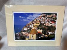 Locke Heemstra Signed Matted Positano Italy Photograph picture