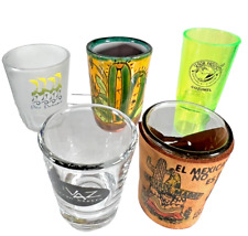Collection of 5 Souvenir Shot Glasses from Mexico picture