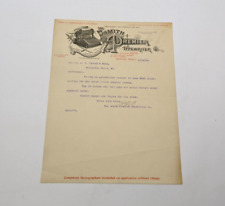 The Smith Premier Typewriter Co Letter Letterhead Boston MA 1/23/1906 Antique picture